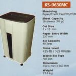 Mesin Penghancur Kertas Kozure KS 9630 MC