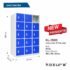 Lemari Locker 15 Pintu Lebar Kozure KL-15WX