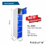Lemari Locker 5 Pintu Lebar Kozure KL-5WX
